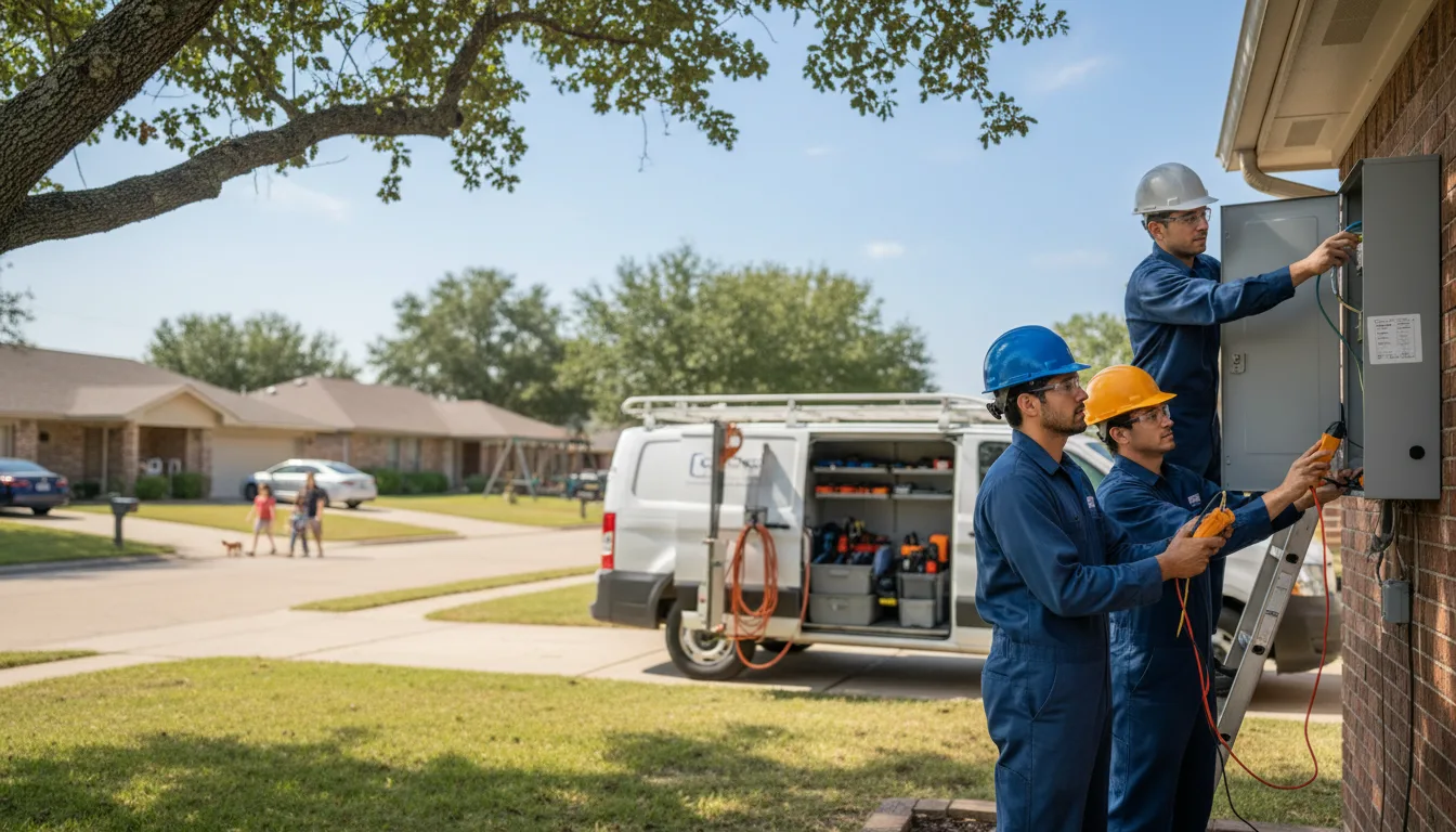 Certified electrician providing emergency electrical services in Social Circle, GA